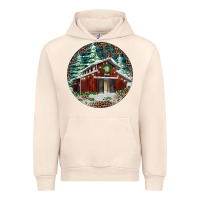 Sandshell Barn Christmas Urban Hoodie - RanaPortraitStore