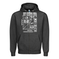 Charcoal Heather hot crazy matrix matrix Zipper Hoodie - artisFamous