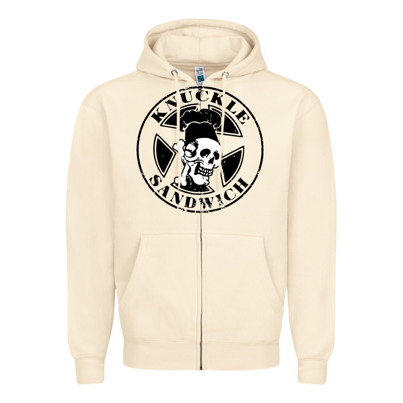 Knuckle Sandwich Zipper Hoodie by artisFamous | Teevron