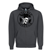 Smoke knuckle sandwich Zipper Hoodie - artisFamous