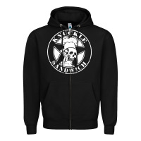 Black knuckle sandwich Zipper Hoodie - artisFamous
