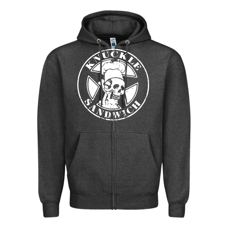 Knuckle Sandwich Zipper Hoodie by artisFamous | Teevron