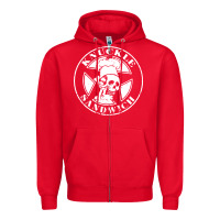 Red knuckle sandwich Zipper Hoodie - artisFamous