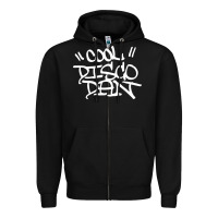 Black cool disco dan Zipper Hoodie - artisFamous