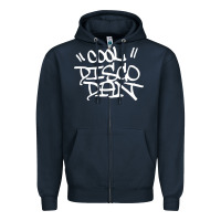 Navy cool disco dan Zipper Hoodie - artisFamous