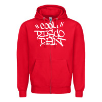 Red cool disco dan Zipper Hoodie - artisFamous