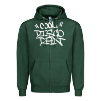 Sports Green cool disco dan Zipper Hoodie - artisFamous
