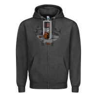 Charcoal Heather dawn of gaming Zipper Hoodie - artisFamous