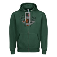 Sports Green dawn of gaming Zipper Hoodie - artisFamous