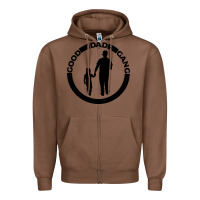 Chestnut good dad gang Zipper Hoodie - artisFamous