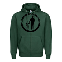 Sports Green good dad gang Zipper Hoodie - artisFamous