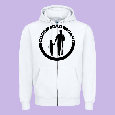 Good Dad Gang Zipper Hoodie Designed By Artisfamous