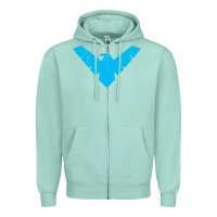 Seafoam nightwing Zipper Hoodie - artisFamous