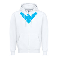White nightwing Zipper Hoodie - artisFamous
