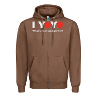 Chestnut funny yoyo Zipper Hoodie - artisFamous