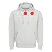 Dove Grey funny yoyo Zipper Hoodie - artisFamous