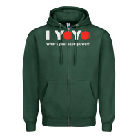 Sports Green funny yoyo Zipper Hoodie - artisFamous
