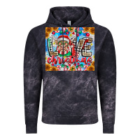 Cloud Black Love Christmas highland cow Vintage Hoodie - CowhideDigitalArt