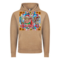 Vintage Coffee Love Christmas highland cow Vintage Hoodie - CowhideDigitalArt