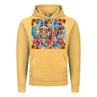Vintage Mustard Love Christmas highland cow Vintage Hoodie - CowhideDigitalArt
