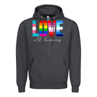 Smoke lgbt pride rainbow love lgbtq pride Zipper Hoodie - artisFamous