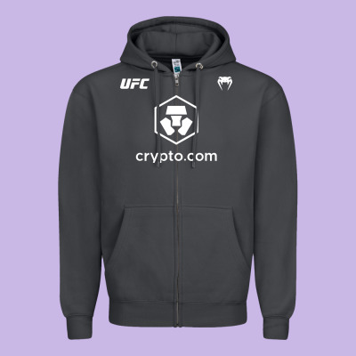 Crypto Zipper Hoodie Designed By Artisfamous