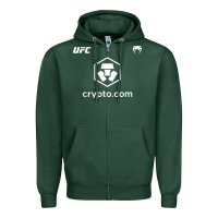 Sports Green crypto Zipper Hoodie - artisFamous