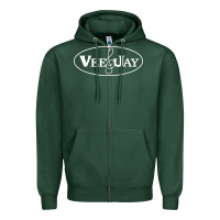 Sports Green vee jay records Zipper Hoodie - artisFamous