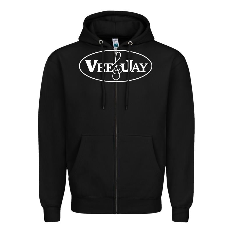 Vee Jay Records Zipper Hoodie by artisFamous | Teevron