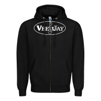 Black vee jay records Zipper Hoodie - artisFamous