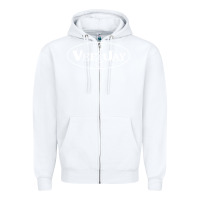 White vee jay records Zipper Hoodie - artisFamous