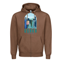 Chestnut Osaka Japan Zipper Hoodie - artisFamous