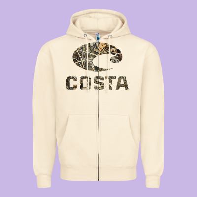 Costa Del Mar Zipper Hoodie Designed By Artisfamous