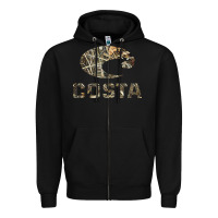 Black costa del mar Zipper Hoodie - artisFamous
