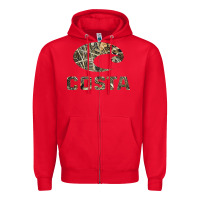 Red costa del mar Zipper Hoodie - artisFamous