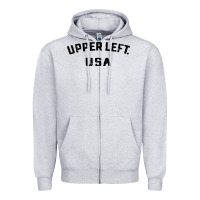 Upper Left Usa Zipper Hoodie | Teevron