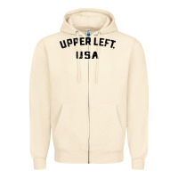 Sandshell upper left usa Zipper Hoodie - artisFamous
