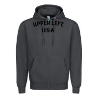 Smoke upper left usa Zipper Hoodie - artisFamous