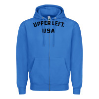 True Royal upper left usa Zipper Hoodie - artisFamous