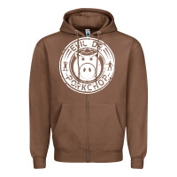 Chestnut evil dr porkchop Zipper Hoodie - artisFamous