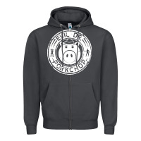 Smoke evil dr porkchop Zipper Hoodie - artisFamous