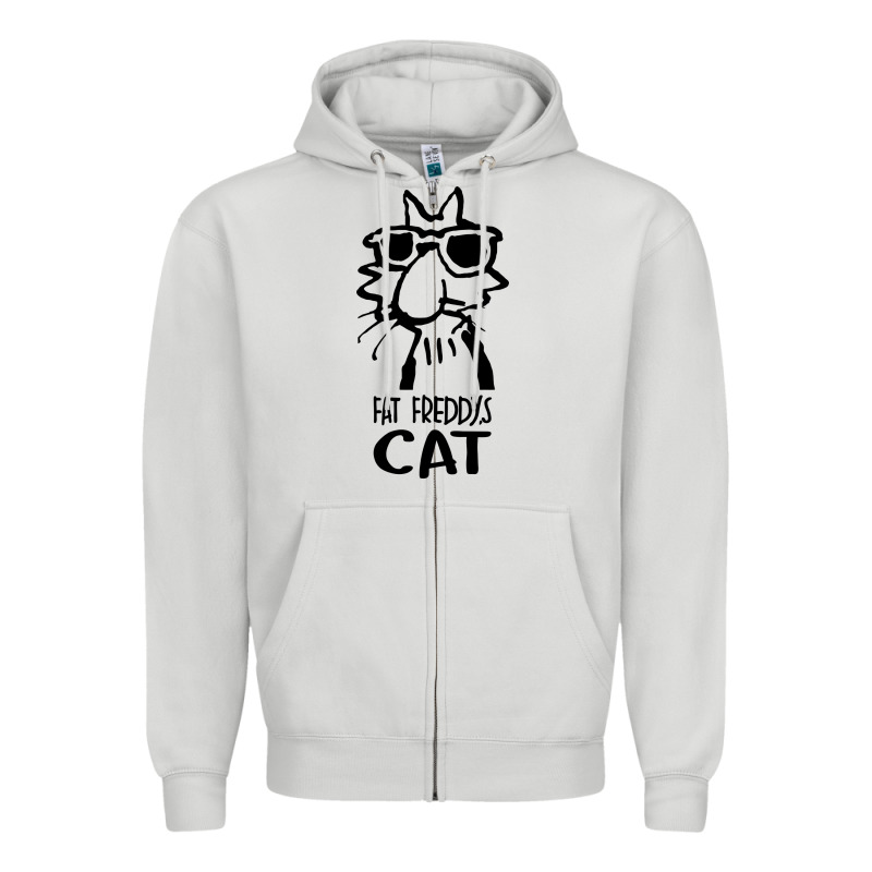 Fat Freddys Cat Zipper Hoodie by artisFamous | Teevron