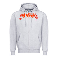 Heather Grey hatebreed Zipper Hoodie - artisFamous