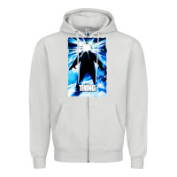 Dove Grey carpenters the thing Zipper Hoodie - artisFamous