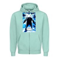 Seafoam carpenters the thing Zipper Hoodie - artisFamous