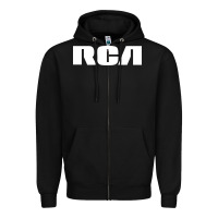 Black rca records Zipper Hoodie - artisFamous