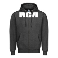 Charcoal Heather rca records Zipper Hoodie - artisFamous