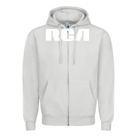 Dove Grey rca records Zipper Hoodie - artisFamous