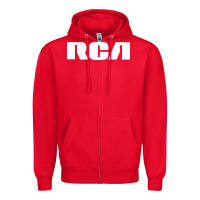 Red rca records Zipper Hoodie - artisFamous