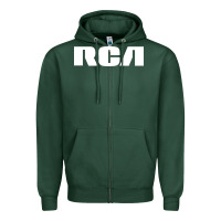 Sports Green rca records Zipper Hoodie - artisFamous